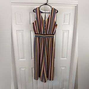 Apt. 9 Multicolor Striped Jumpsuit